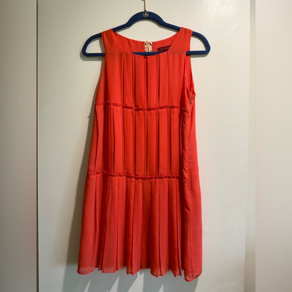 Ted Baker Coral Sleeveless Dress